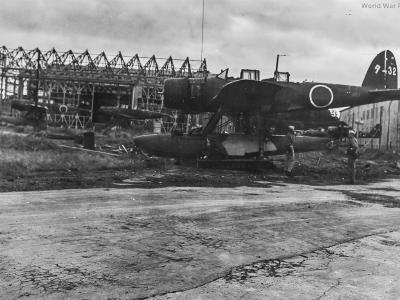 E13A floatplanes at Tatayama Kokutai 1945