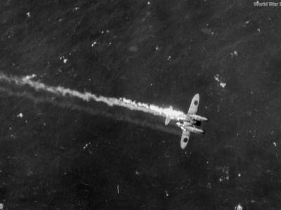 VPB-117 PB4Y1 Shooting Down an E13A Jake 1944