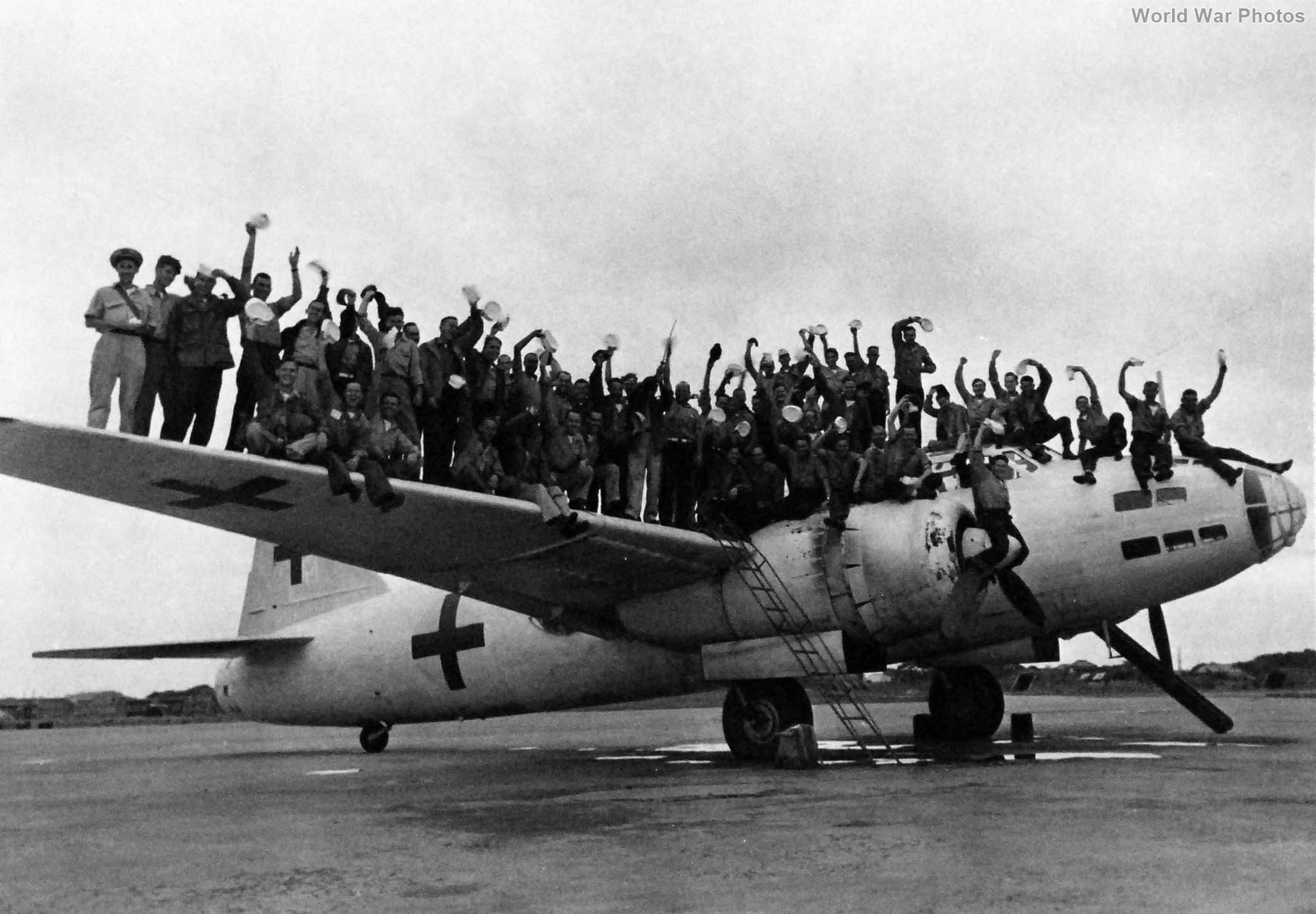 White G4M Kisarazu airfield September 1945