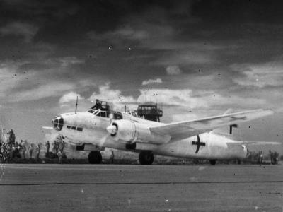 Mitsubishi G6M1-L2 at Ie Shima Airfield 1945