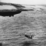 H8K attempting to flee from PB4Y 1944