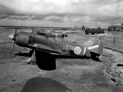 Kawasaki Ki-100 „078” „296” of the 59th Sentai found in Japan By US forces 1945