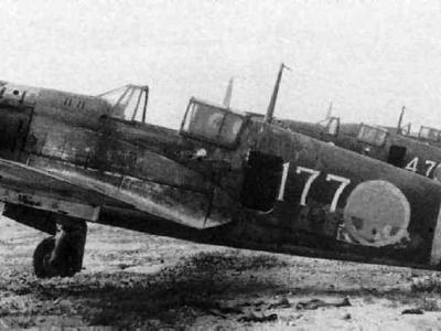 Kawasaki Ki-100 I-Ko white „177” of the 2nd Chutai, 59 Sentai, Ashiya Kiusiu, 1945