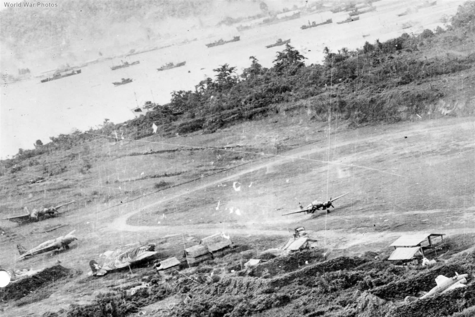 J1N1 of the 251st Kokutai and Ki-21 bombers Rabaul 2 November 1943