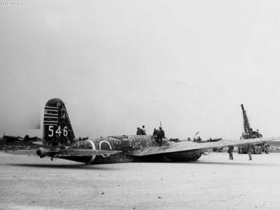 Ki-21-II Otsu of 3rd Independent hikotai at Yontan Okinawa 25 May 1945
