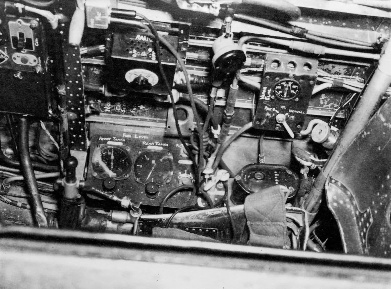 Captured Ki-43 Hayabusa Cockpit 1944 4