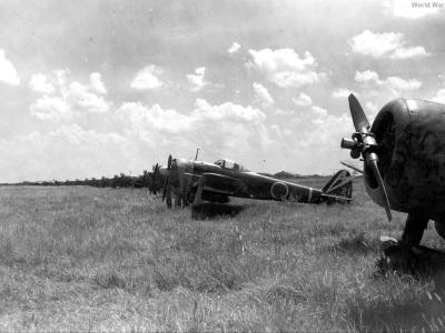Ki-43-III Ko „21” of the 48 Sentai seen after the war at Shanghai September 1945