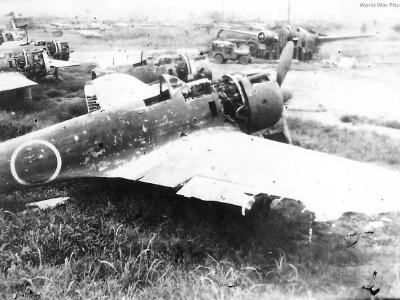 Ki-43-II wreck