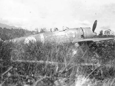 Abandoned Ki-43-I Lae 1943