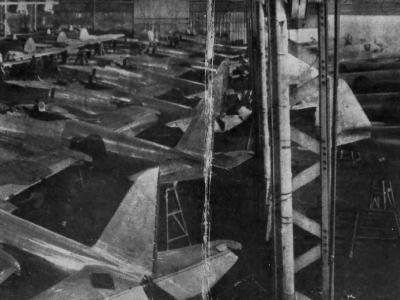 Ki-43 assembly line