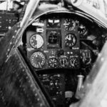 Captured Ki-43 Hayabusa cockpit 1944 1