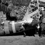 Ki-43 of the 64th Sentai wreck in China, tail markings 1942