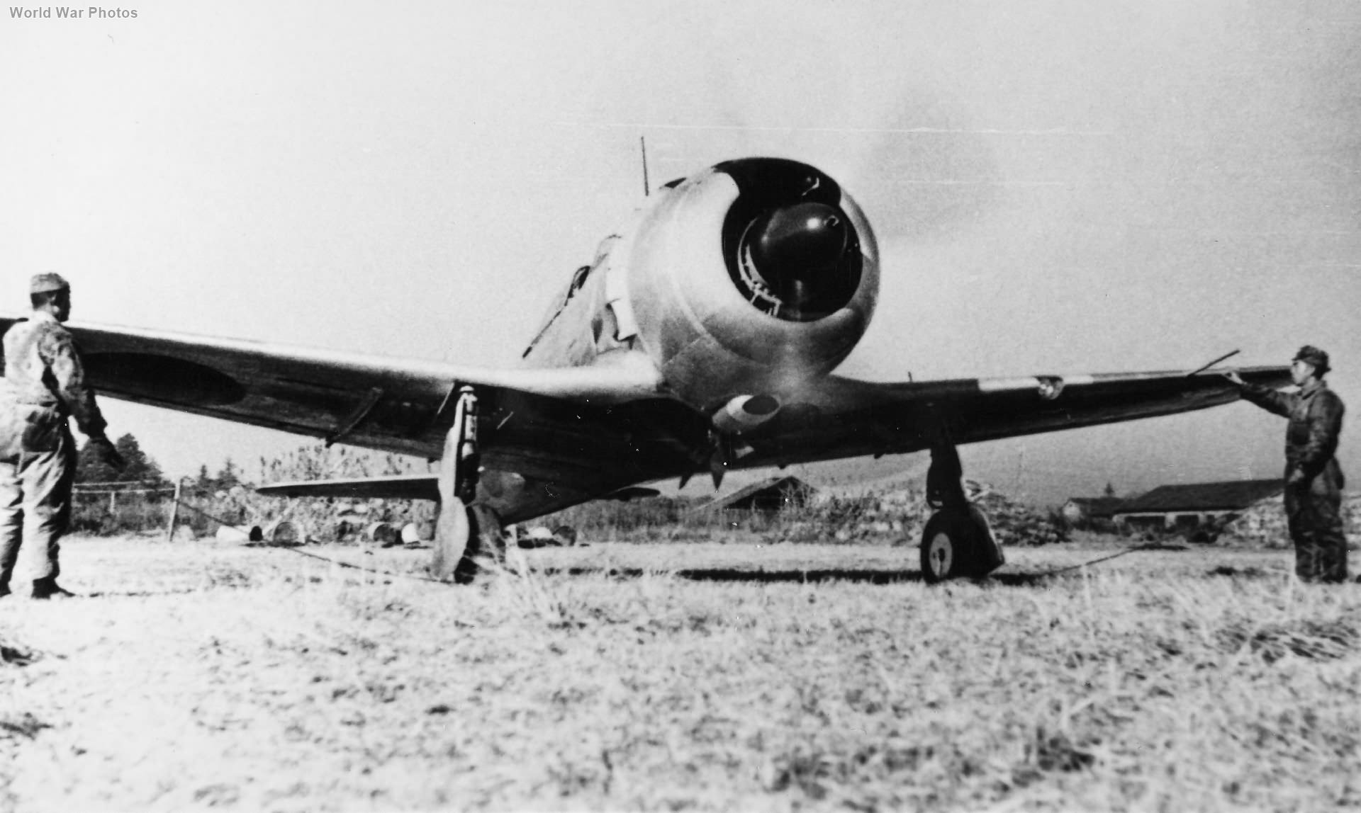 Ki-44 is prepared for takeoff
