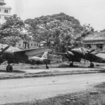 Ki-45 Kai Tei in Downtown Manila 1945