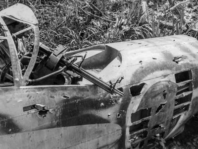 Close Up of Ki-48 rear gun position 1945