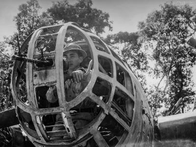 Ki-48 nose gun position Clark Field February 1945 2