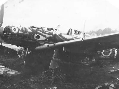 Kawasaki Ki-61 Hien Tony wreckage