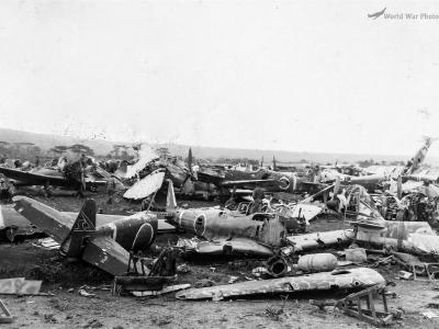 Ki-61 Ki-84 Wrecks on Okinawa