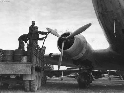 U.S. serviceman preparing to burn a L2D