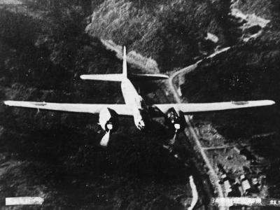 P1Y Ginga in flight