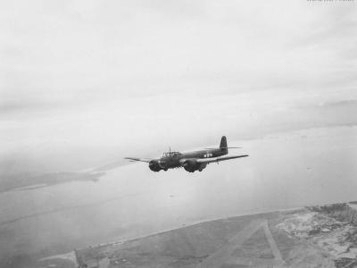 Q1W Tokai during test flight 1945 5