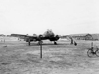 Captured Kyushu Q1W before test flight 1945