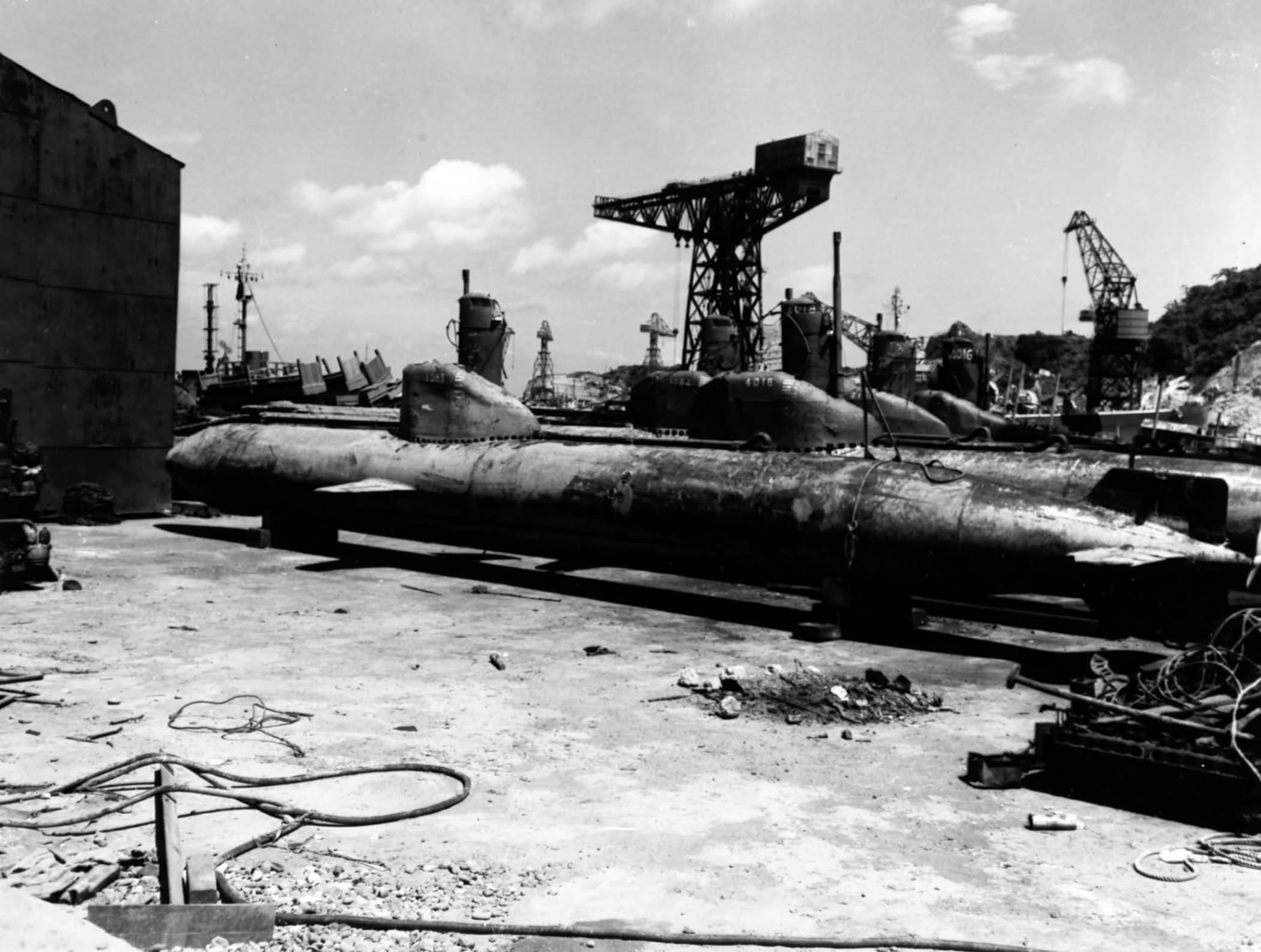 Kairyu Type at the Yokosuka Naval Base September 1945
