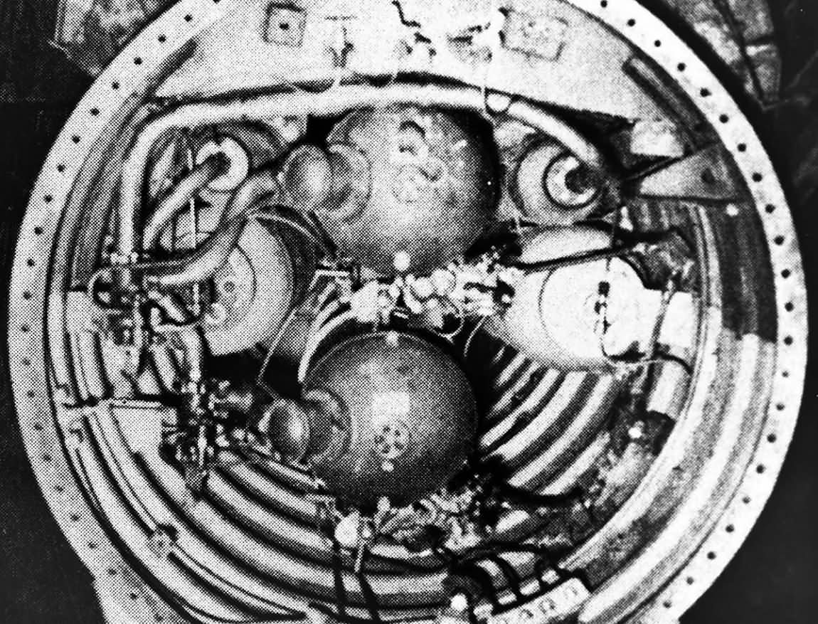 Midget submarine Type D torpedo room 1945