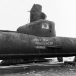 Kairyu class submarine at the Yokosuka Naval Base – 7 September 1945