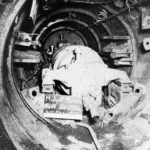 Kairyū-class submarine midget submarine nr 2000 View inside the tail section 1945