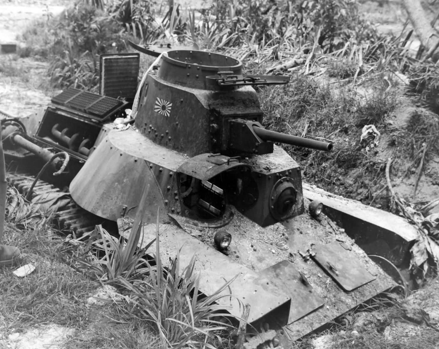Japanese Tank Type 95 Ha-Go Makin Atoll