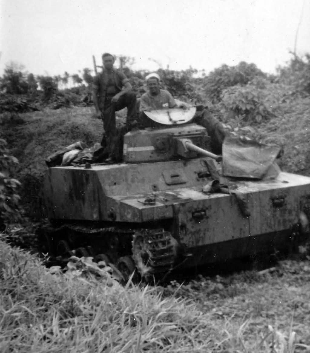 Type 2 Ka-Mi tank 1945 Mili Atoll