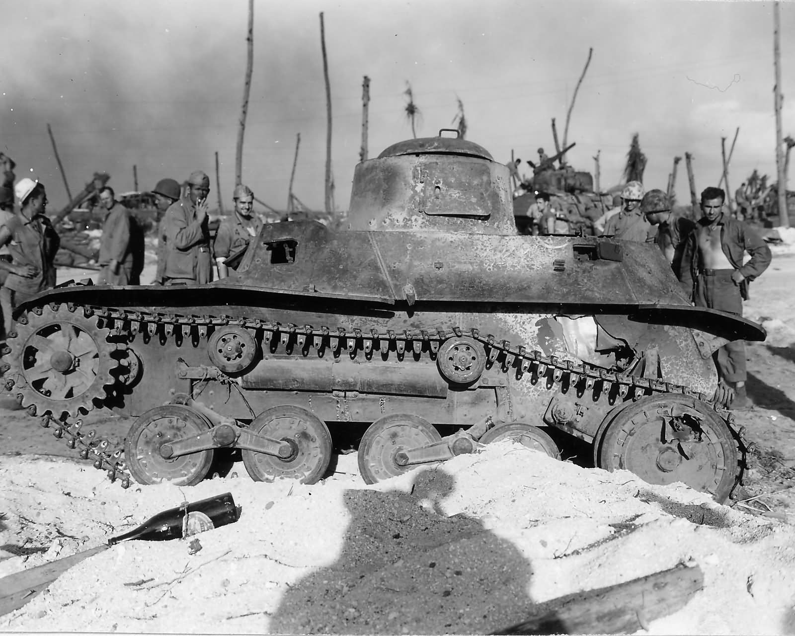 Type 95 Ha Go Light Tank in Marshall Islands 1944