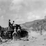 2nd Marine Division Uses Captured Japanese Chi Ha Medium Tank Saipan 1944