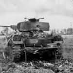 Chi Ha Medium Tank Saipan Rear View