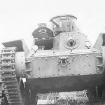 Front View of Captured Japanese tank Type 95 Ha-Go Tank