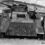 Japanese 1st Yokosuka SNLF Type 2 Ka Mi Amphibious Tank Rear View Saipan