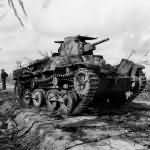 Japanese 9th Tank Regiment Type 95 Ha-Go destroyed on Tinian Island 1944