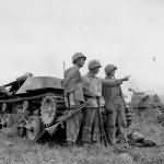 Japanese Type 97 and Type 95 tanks and marines Saipan