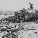 Destroyed Japanese Type 95 Ha-Go tank
