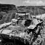 early Chi Ha Type 97 tank Saipan July 1944