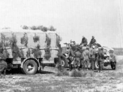 Humber armored car in africa