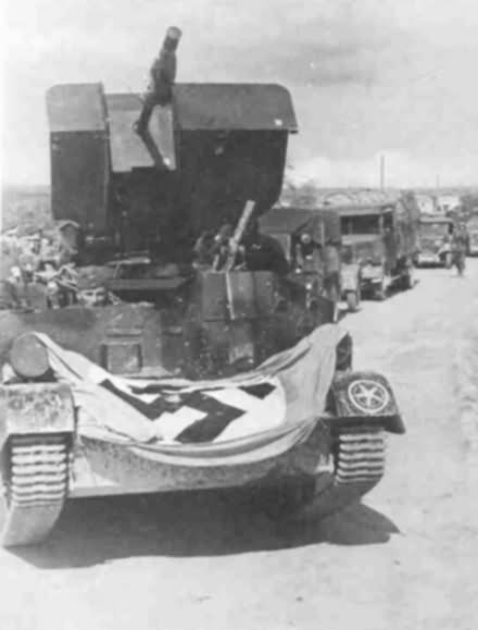 Gep. MG-Träger Br 731(e) with 20 mm Flak 38