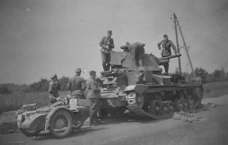 British tank A9 cruiser Mk I CS