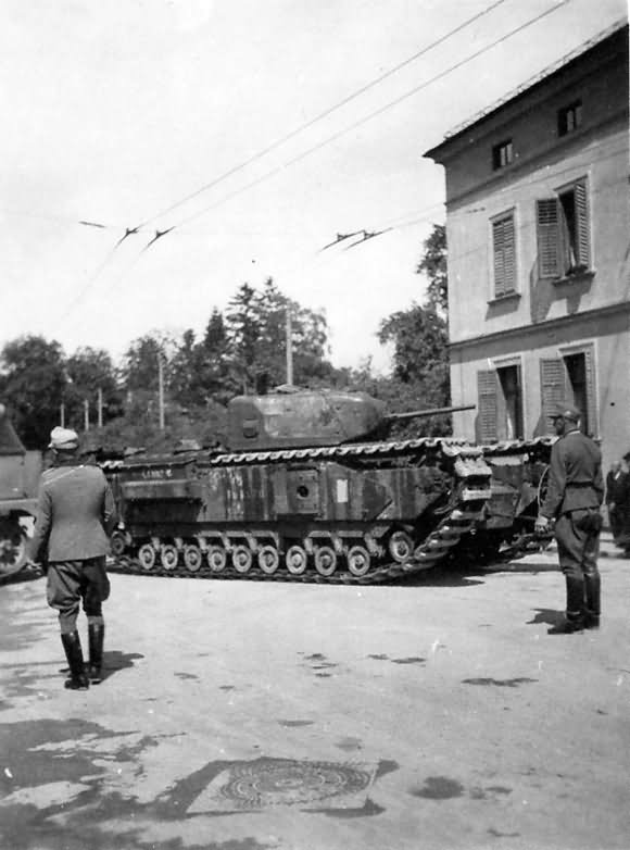 Churchill tank Mk II Dieppe 1942
