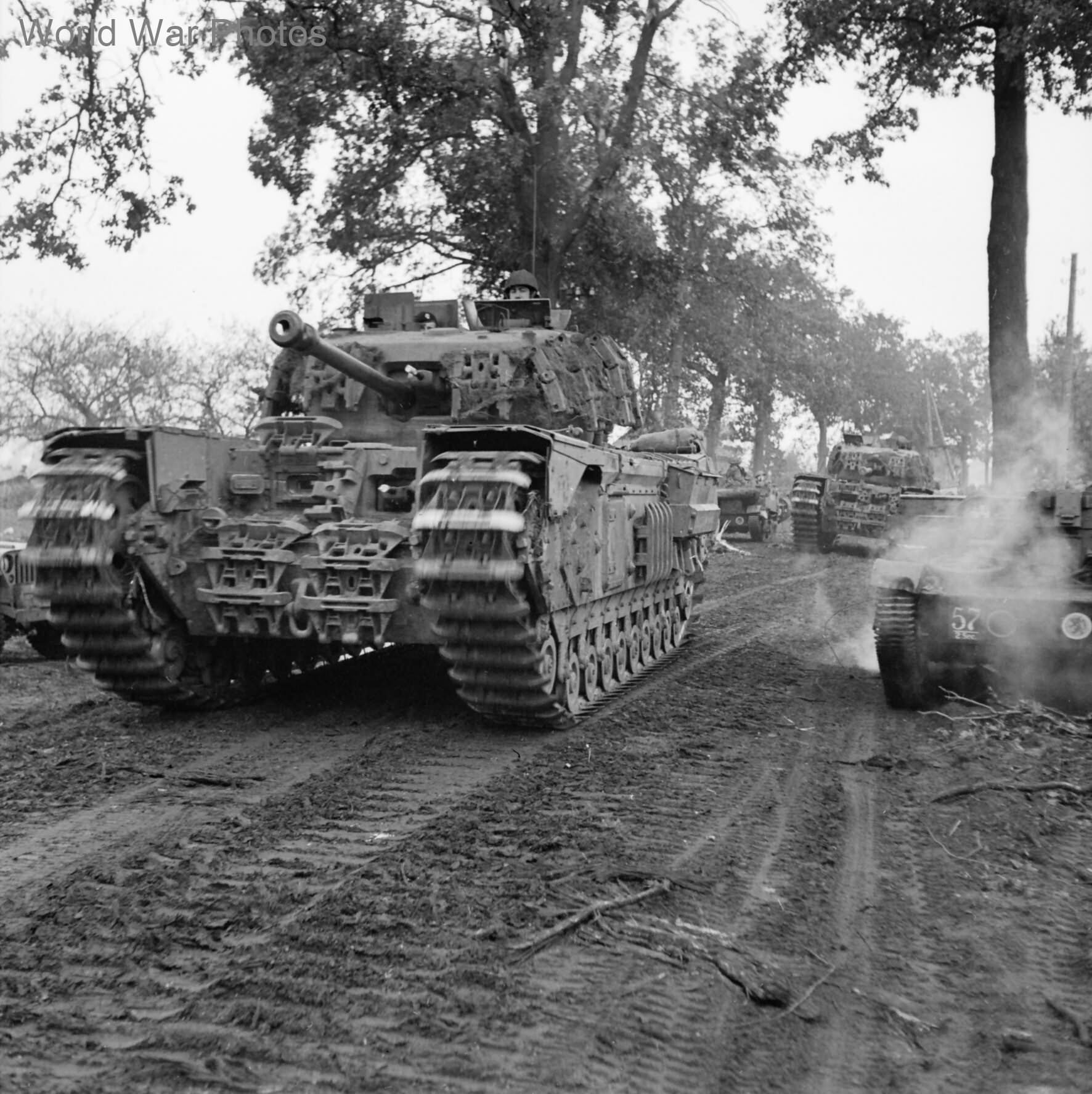 Churchills of the 6th Guards Tank Brigade November 1944