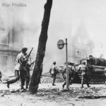 U.S. 17th Airborne and British 6th Guards with Churchill tank named Thunderbolt in Munster