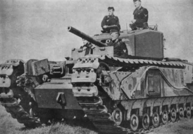 German Churchill tank 01
