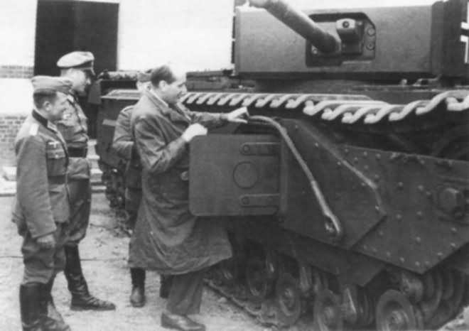 German Churchill tank 02