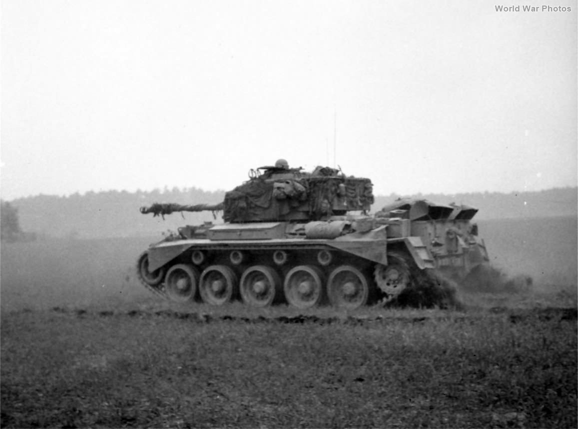 Comet of 11th Armoured Division near Bergen-Belsen